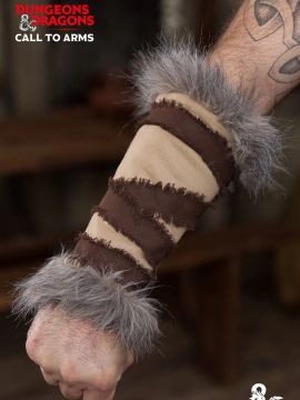 D&D Barbaren Armschützer hanf-braun S/M