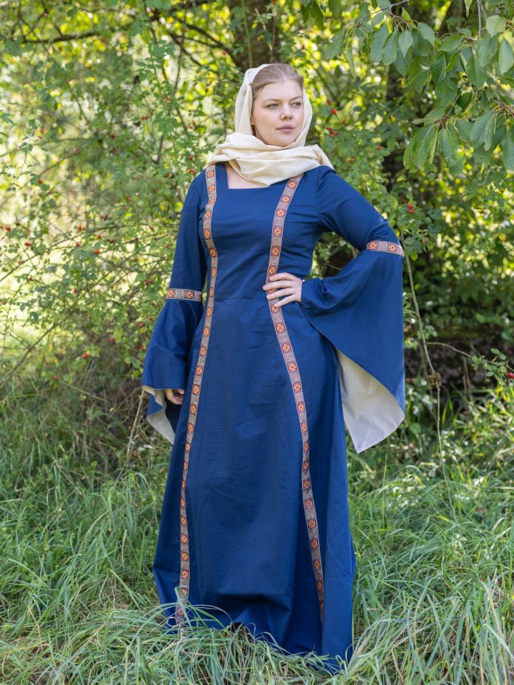 Mittelalterkleid Rahel in blau