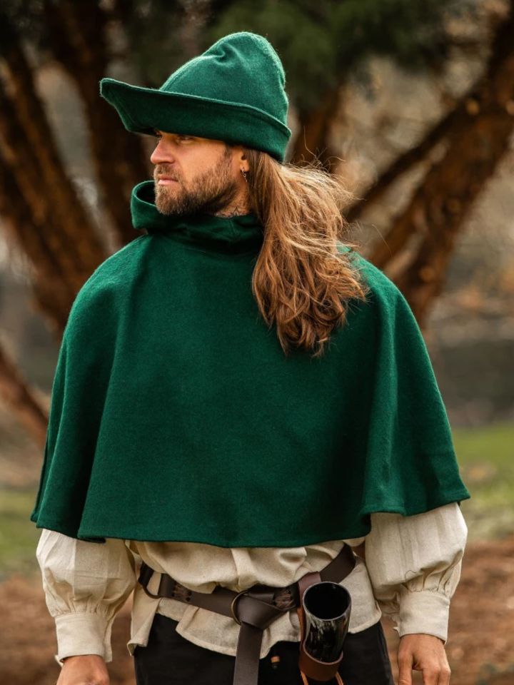 Hut - Robin Hood (Wolle), grün 2