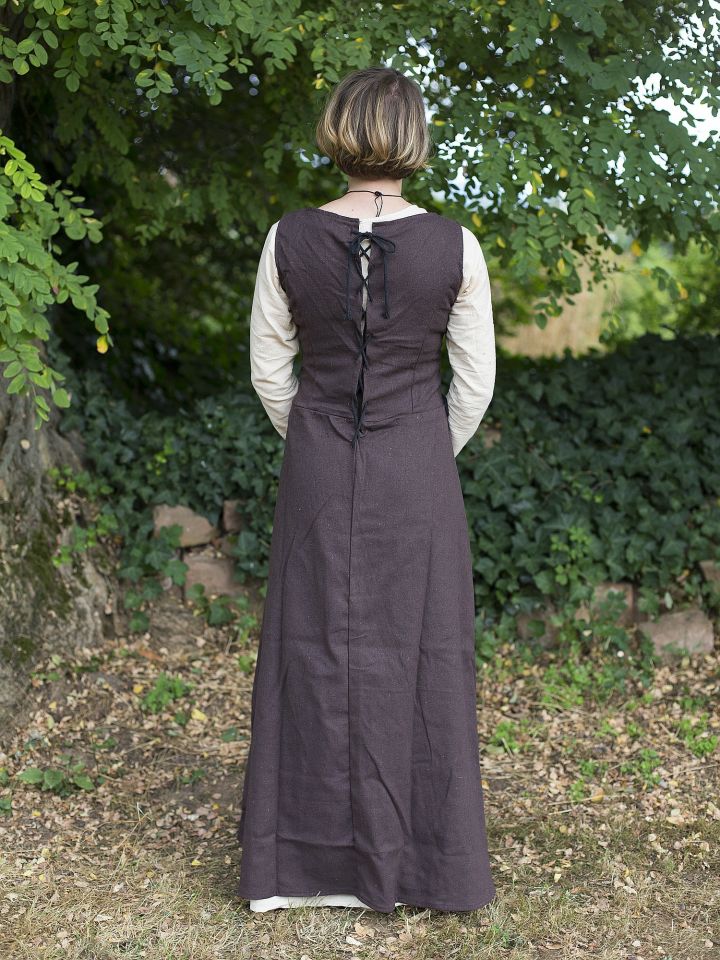 Ärmelloses Trägerkleid Uma braun 3