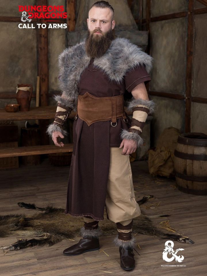 D&D Barbaren Hemd braun 5