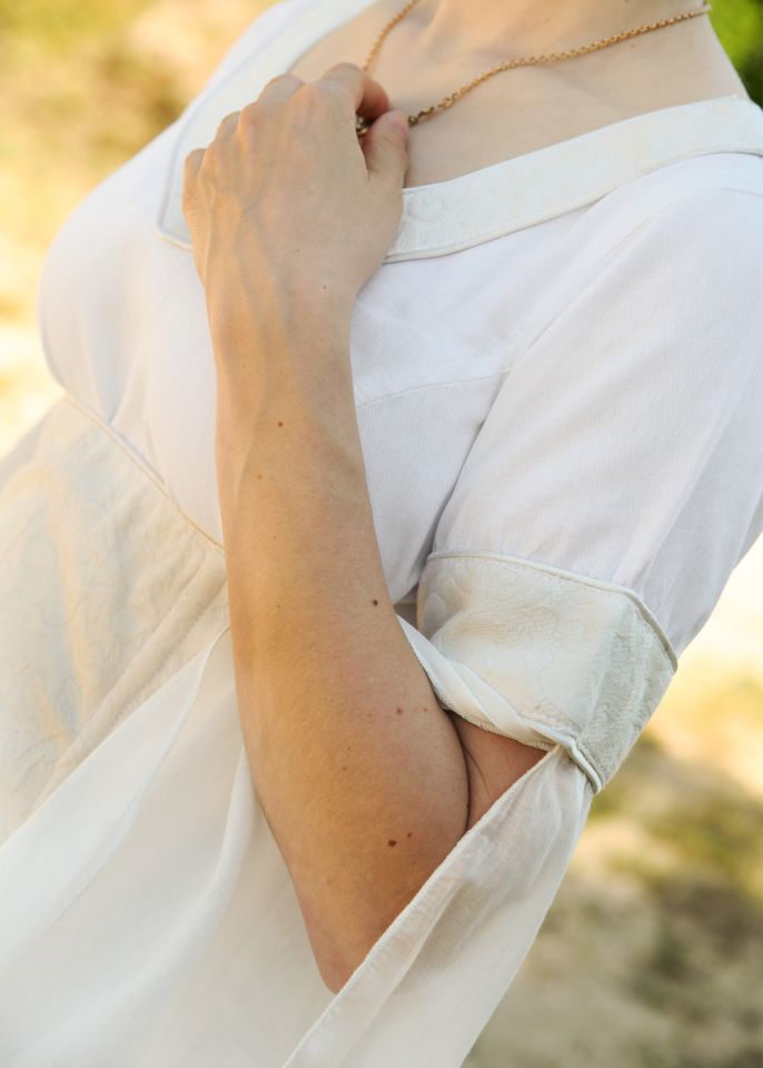 Hochzeitskleid mit Korsage weiß/natur 6